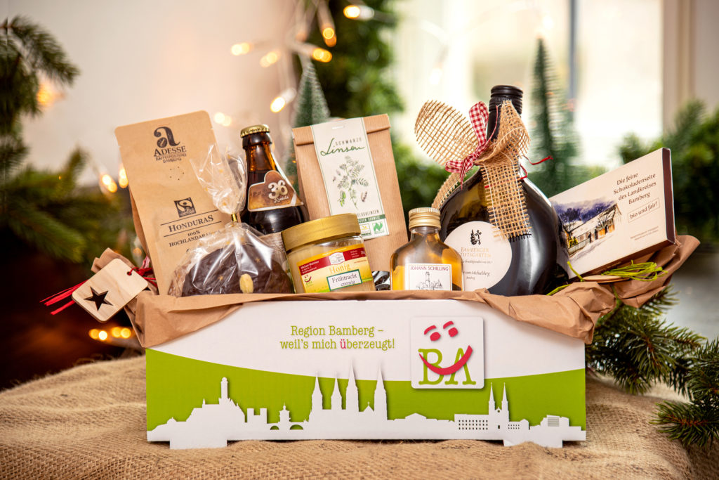 Read more about the article Die Genusslandschaft Bamberg präsentiert das “Bamberger Weihnachtskistla” und regionale Produkte auf dem Bamberger Weihnachtsmarkt