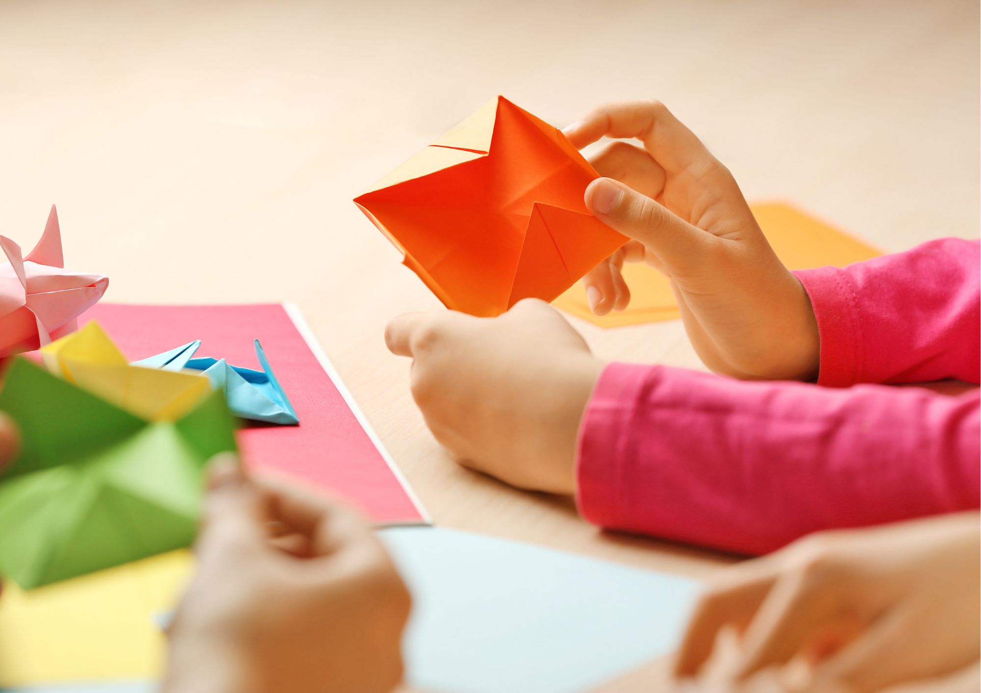 Kinder Bastel Origami